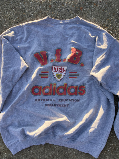 90s Adidas VfB Stuttgart Physical Education Department Sweatshirt – Xlarge