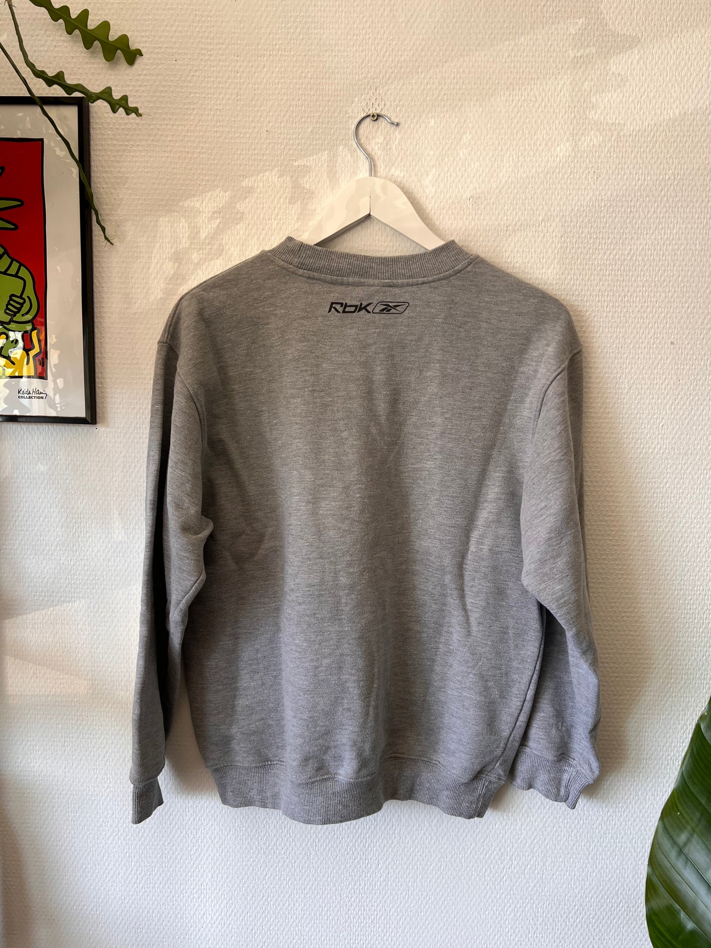 90s Reebok I3 Allen Iverson Crewneck Sweatshirt Grey – Small