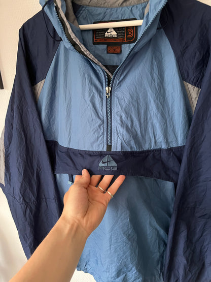 90s Nike ACG 3 Layer Center Logo Anorak Jacket Multicolor – Medium