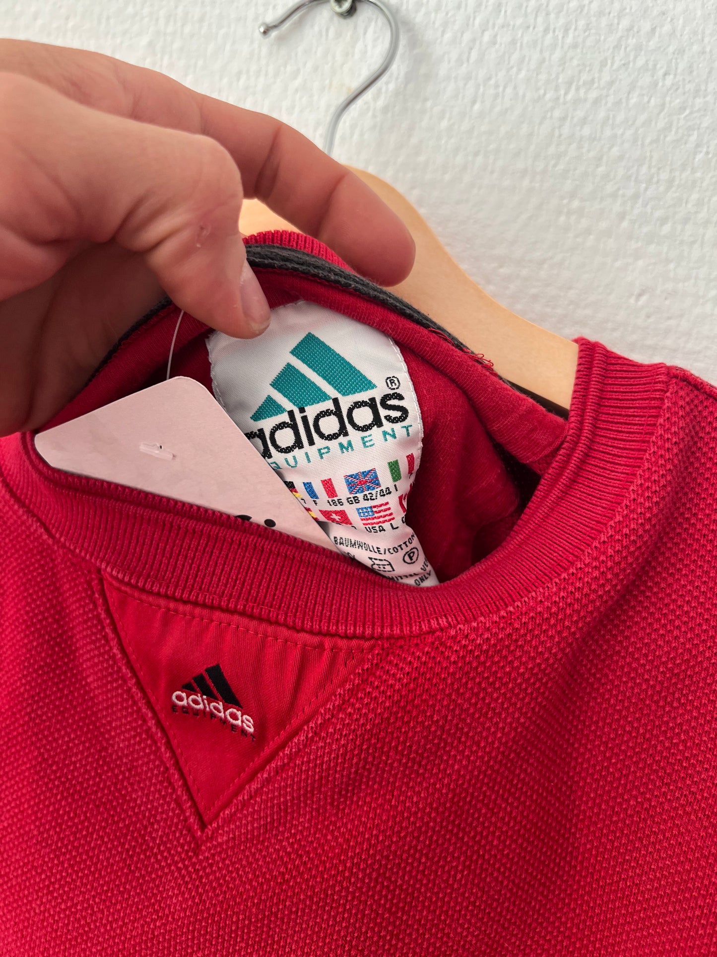 90s Adidas Equipment Mini Logo Crewneck Sweatshirt – Large