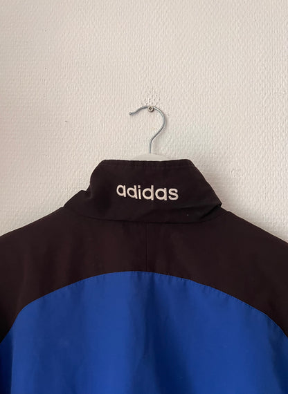 90s Adidas Bundesliga Schalke Full Zip Track Jacket Blue – Large