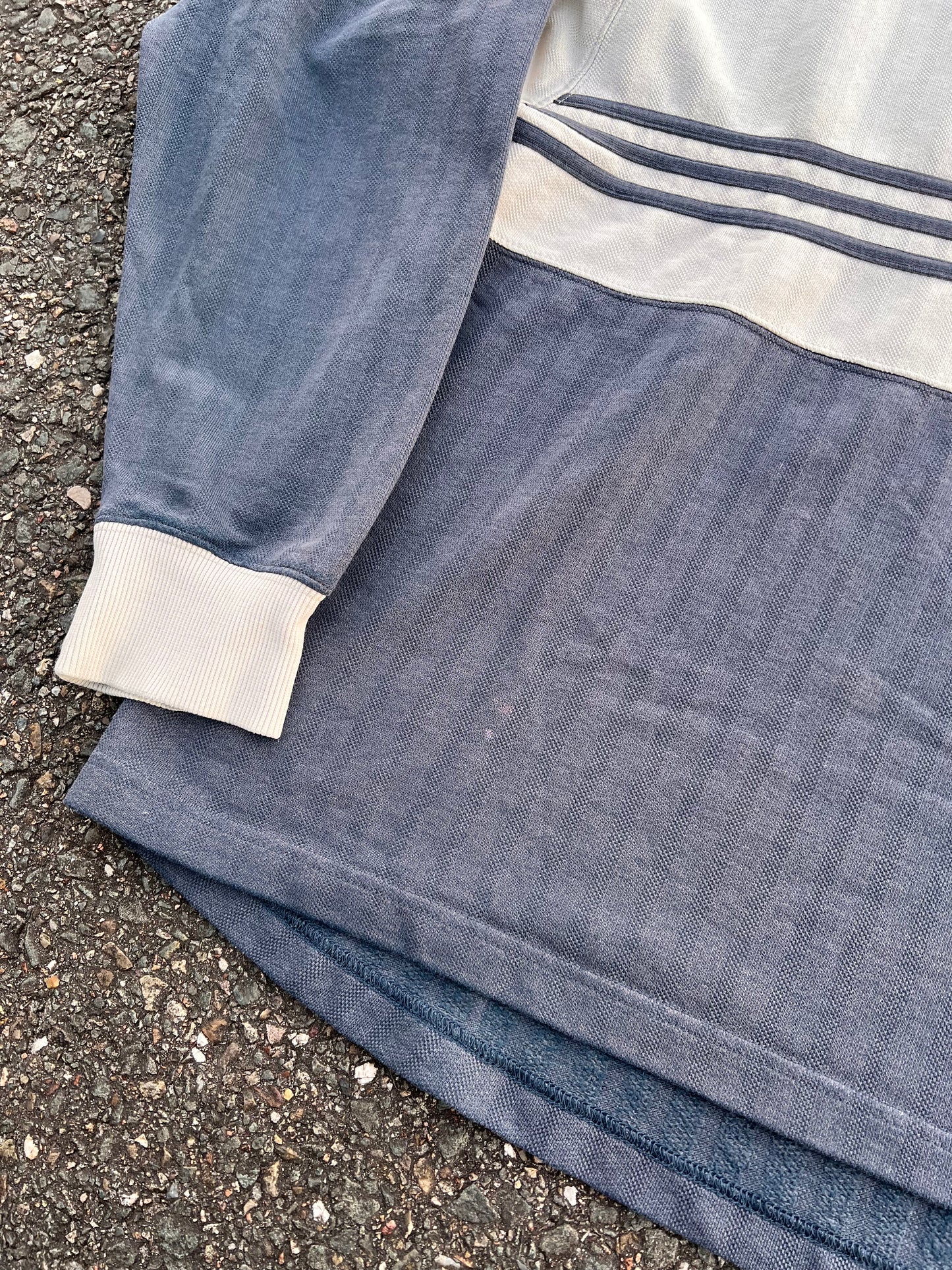 90s Adidas 1/4 Zip Up Multicolor Sweatshirt – Medium