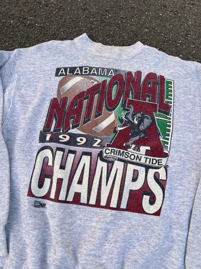 90's Salem Sportswear 1992 Alabama Sweatshirt – Large