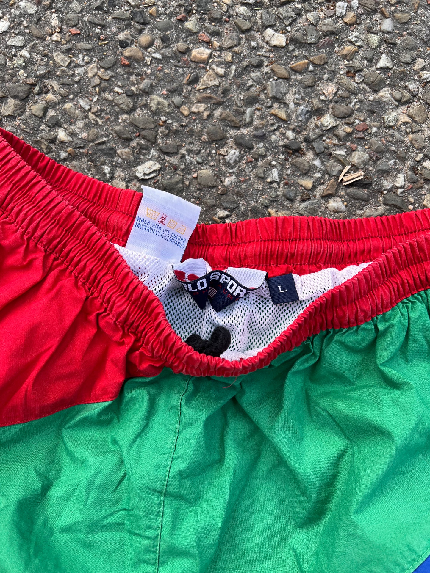 90's Polo Sport Ralph Lauren Swim Trunks – Large