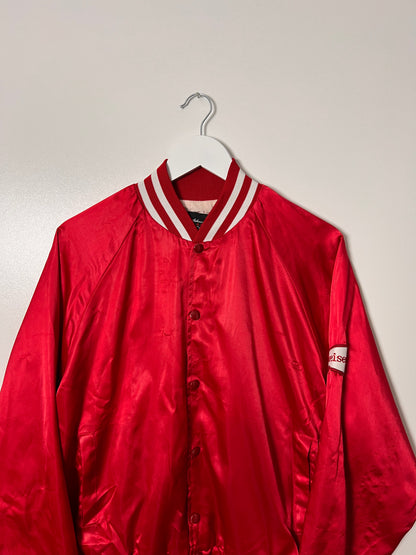 Vintage 80's Budweiser Baseball Jacket – Small