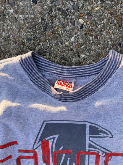 90s Team Rated Atlanta Falcons NFL Crewneck Sweatshirt – Large