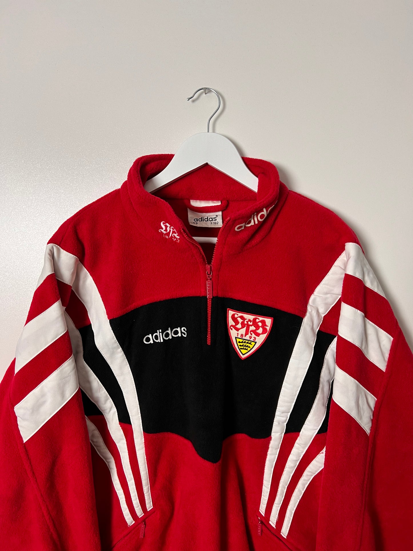 90's Adidas VfB Stuttgart Fleece – Large
