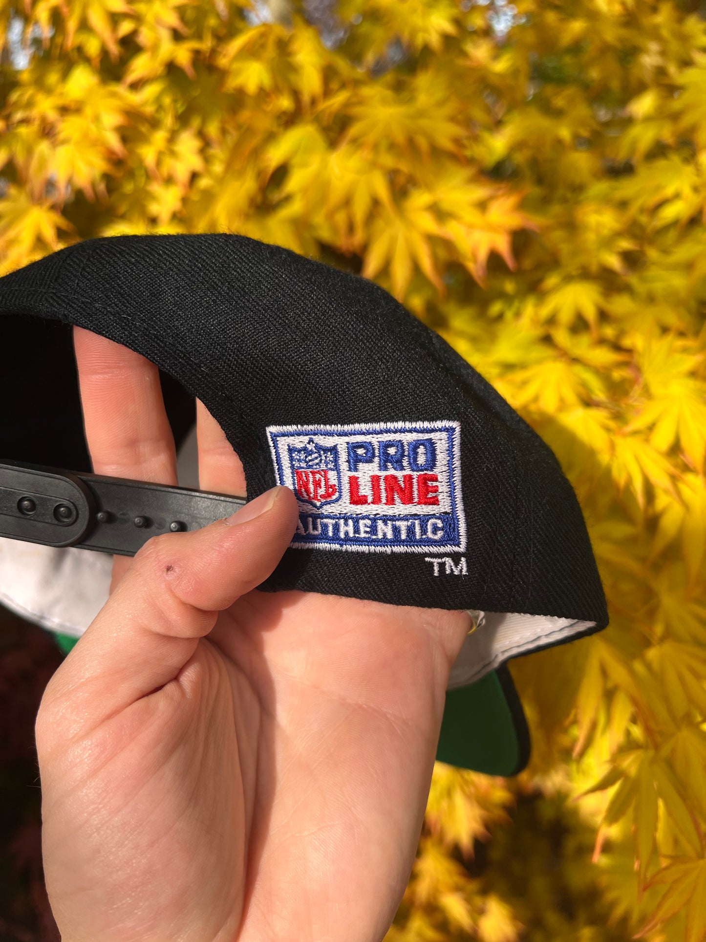 90s Sports Specialties Proline Pittsburgh Steelers NFL Strapback Cap Black – One Size