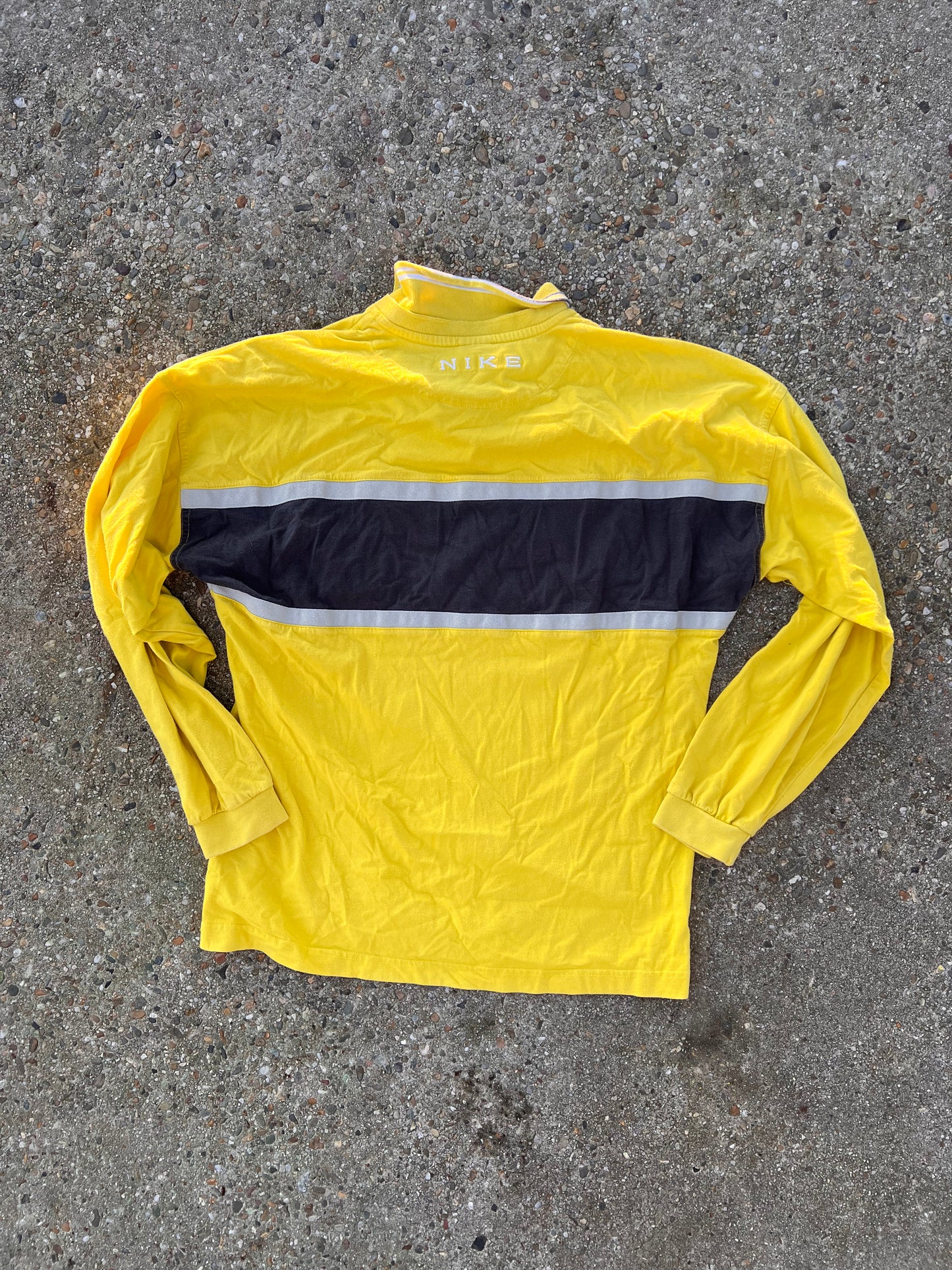 90s Nike Collar Big Logo Multicolor Sweatshirt – Small