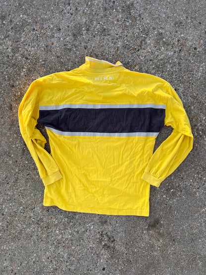90s Nike Collar Big Logo Multicolor Sweatshirt – Small