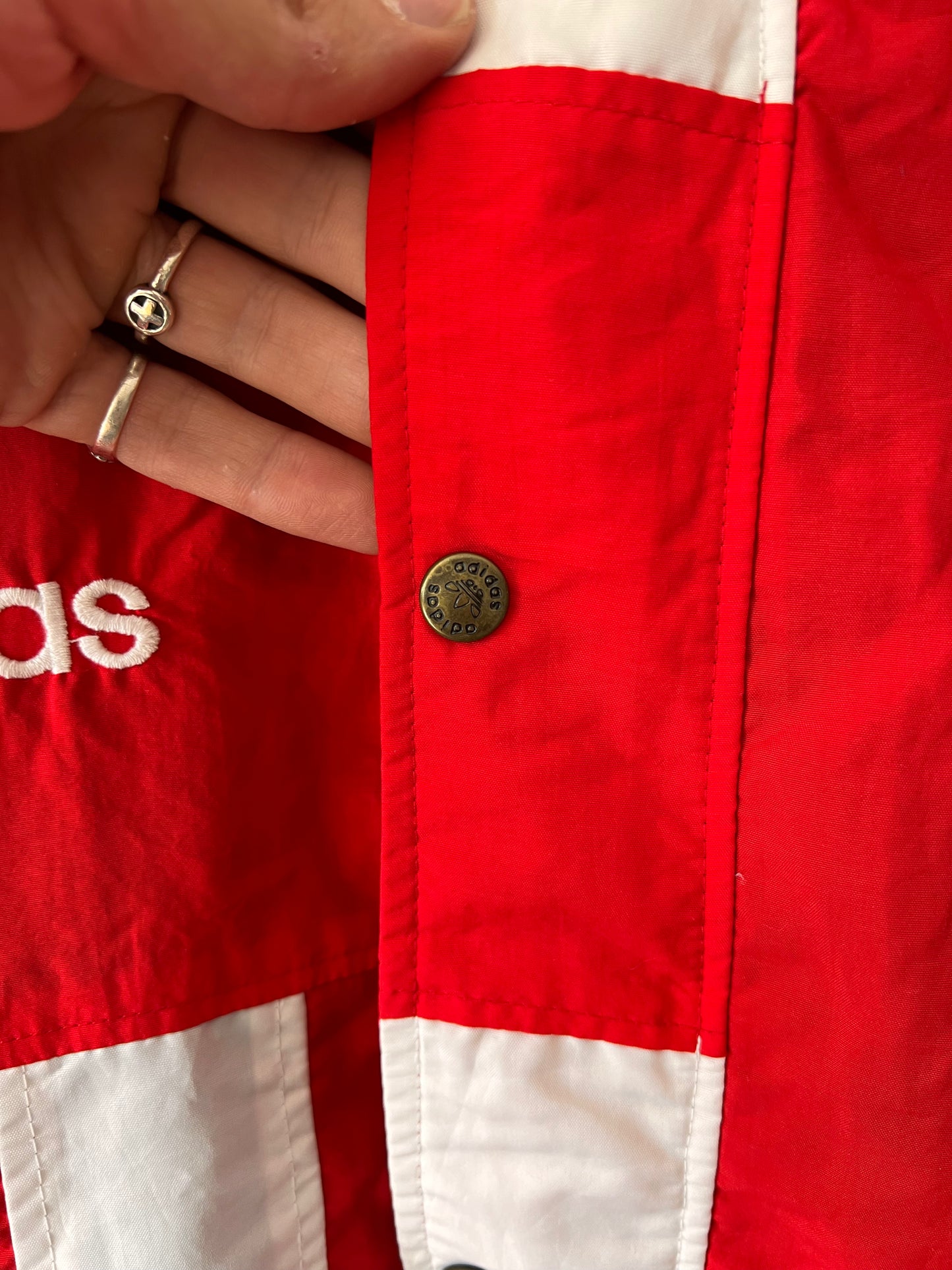 90s Adidas VfB Stuttgart Multicolor Track Jacket – Large