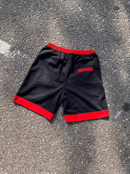 00' Ferrari Allover Embroidered Shorts – Medium