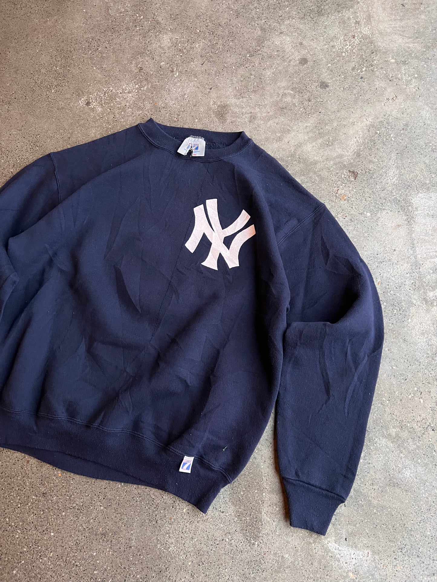 90s 7 Logo NY Yankees Jeter Crewneck – Large