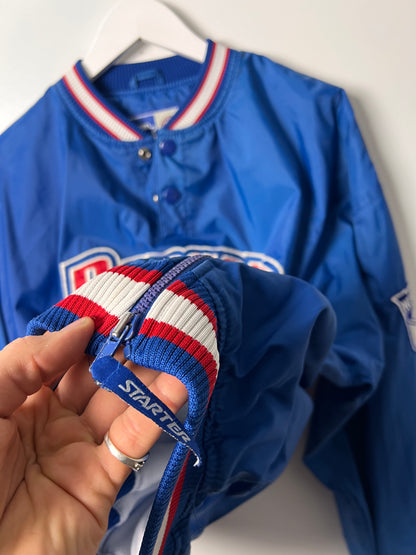 Vintage Starter Rangers 1/4 Button Up Jacket - Medium
