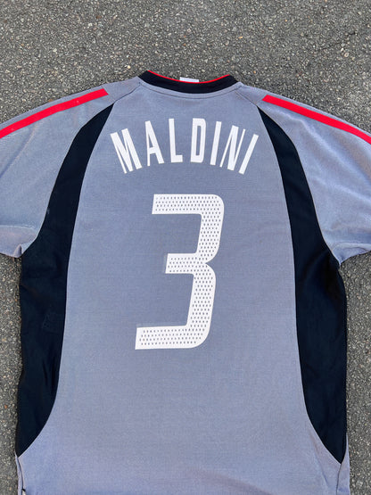 00's Adidas AC Milan Maldini Home Kit – Medium