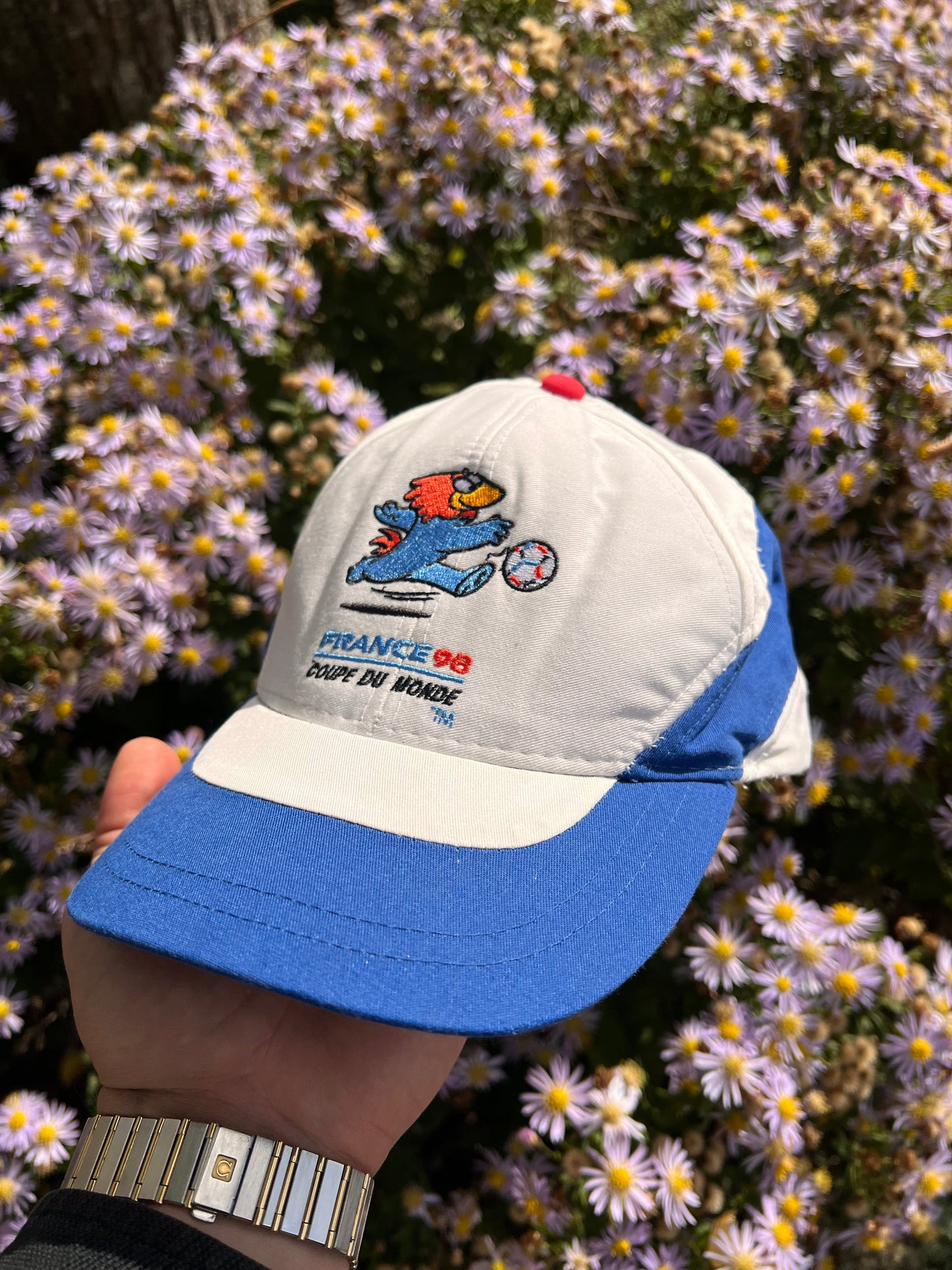 90's France 98 All Over Embroidered Cap – One Size