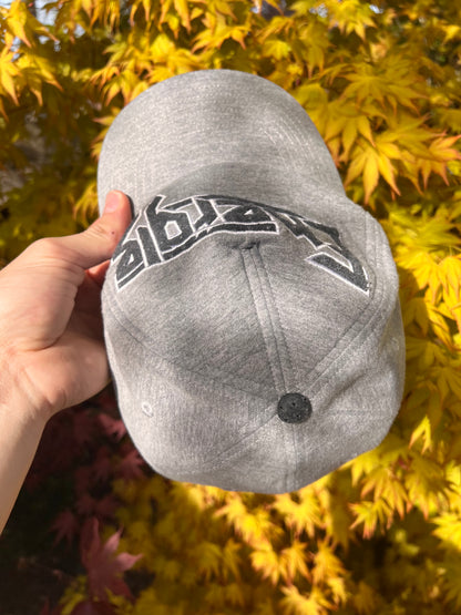 2000s Energie Embroidered Spellout Snapback Cap Grey – One Size