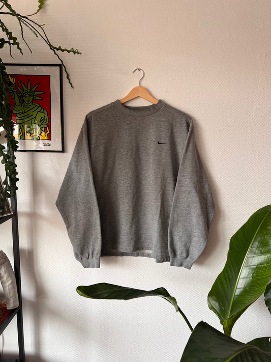 90s Nike Small Swoosh Casual Crewneck Sweatshirt – Small