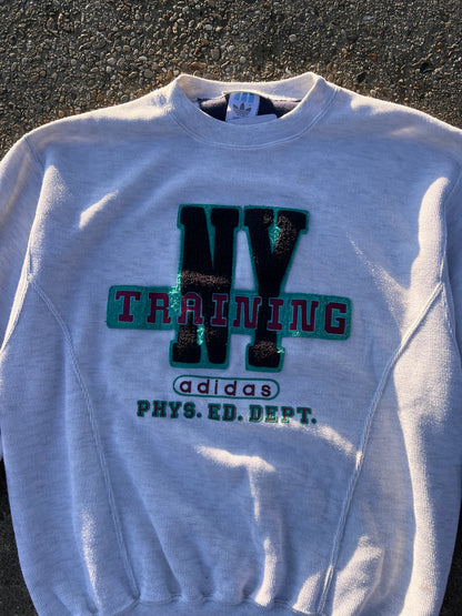 90s Adidas NY Training Embroidered Sweatshirt – Small
