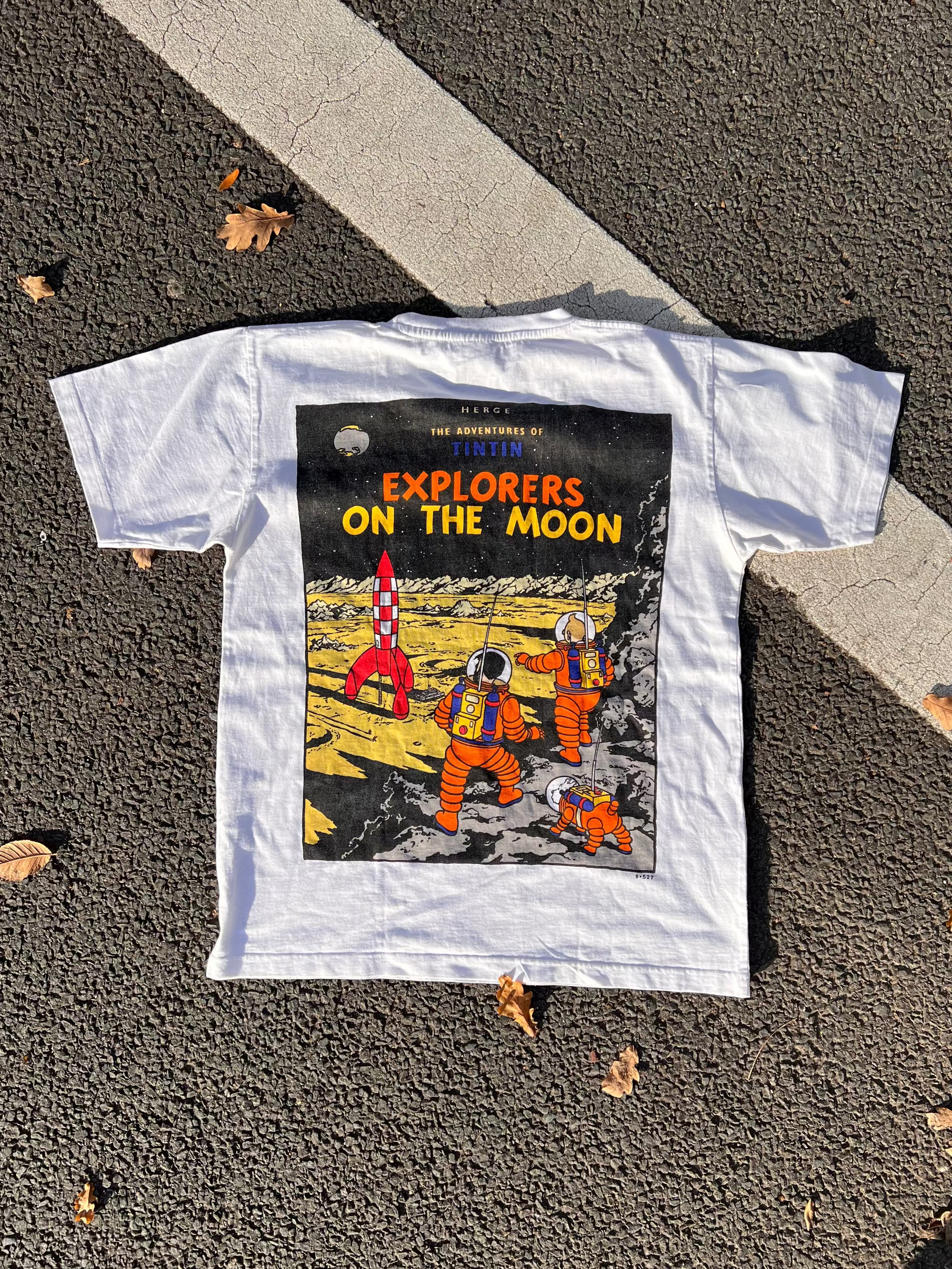 90's TinTin Explores the Moon T-Shirt – Medium