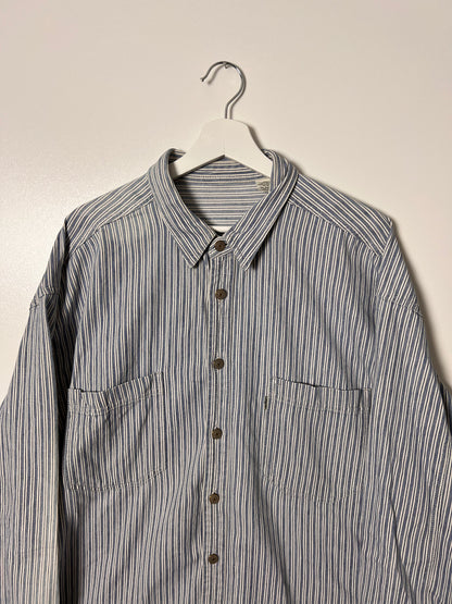 00's Levi's Striped Work Shirt – XXLarge