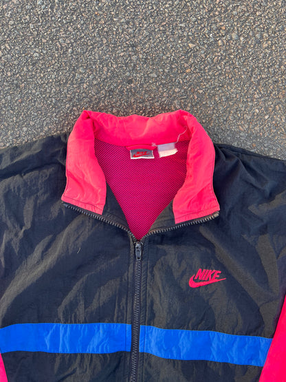 90's Nike Multicolor Track Jacket – Medium