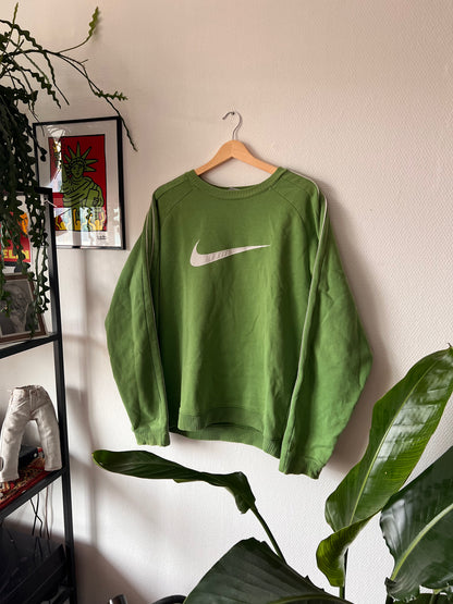 90s Nike Big Swoosh Logo Crewneck Sweatshirt – Medium