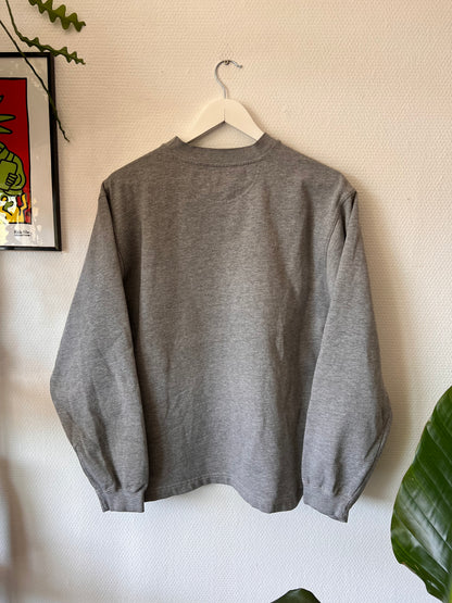 90s Nike Mini Swoosh Essential Sweatshirt Grey – XSmall