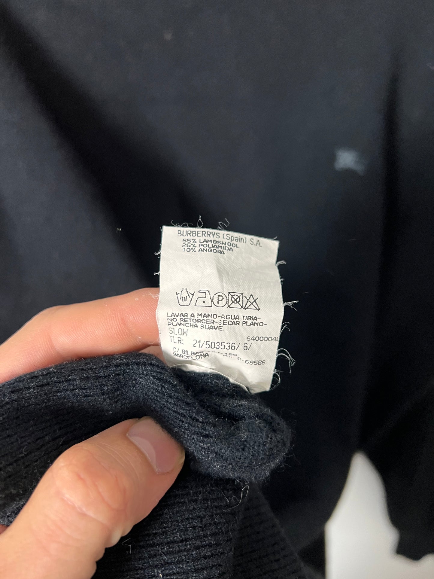 90's Burberry Wool Sweater Turtleneck – XLarge