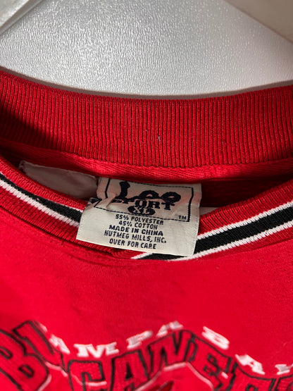 90s Lee Sport Tampa Bay Buccaneers Embroidered NFL Sweatshirt – XLarge