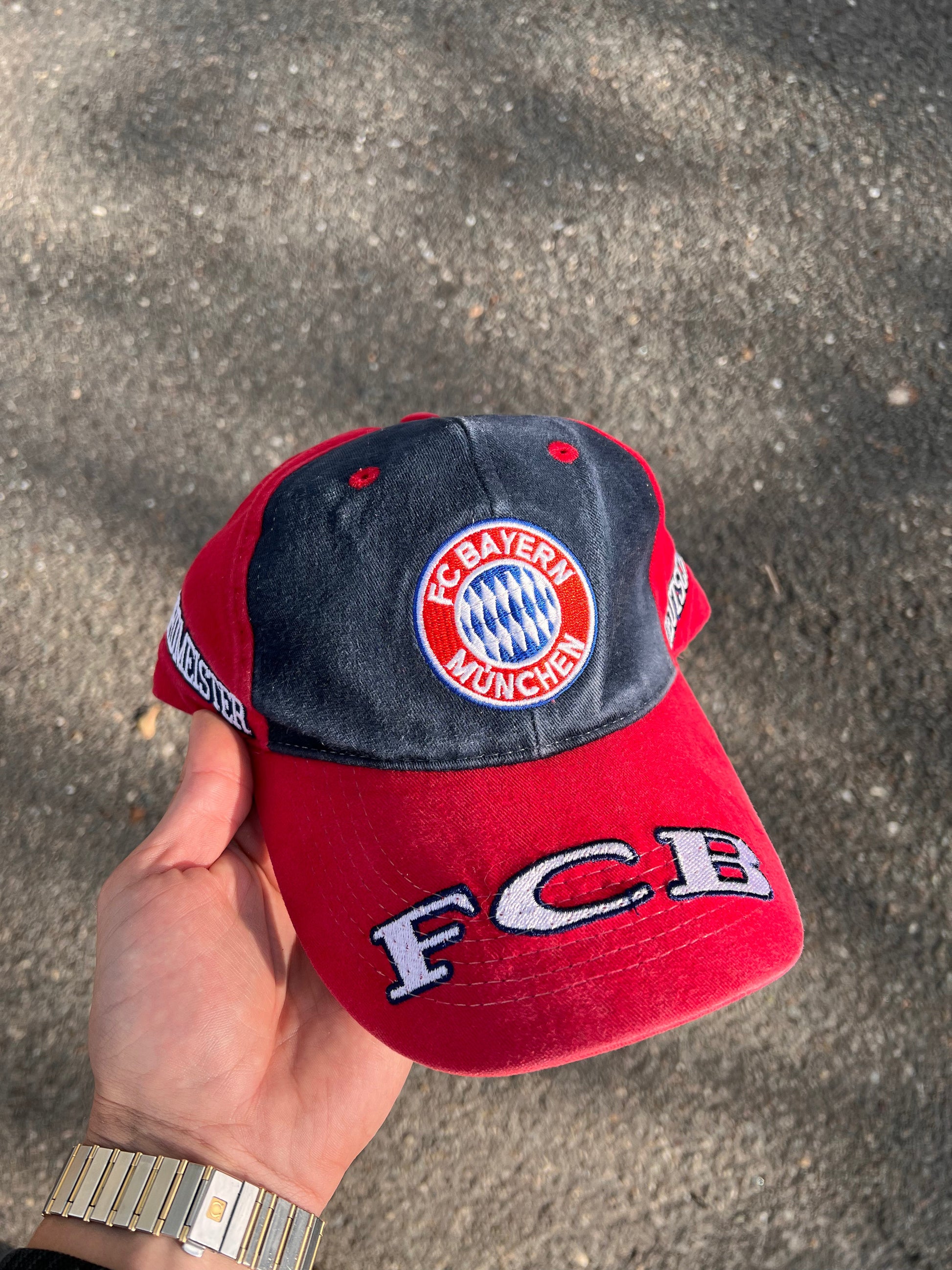 90's Bayern Munchen All Over Embroidered Cap – One Size