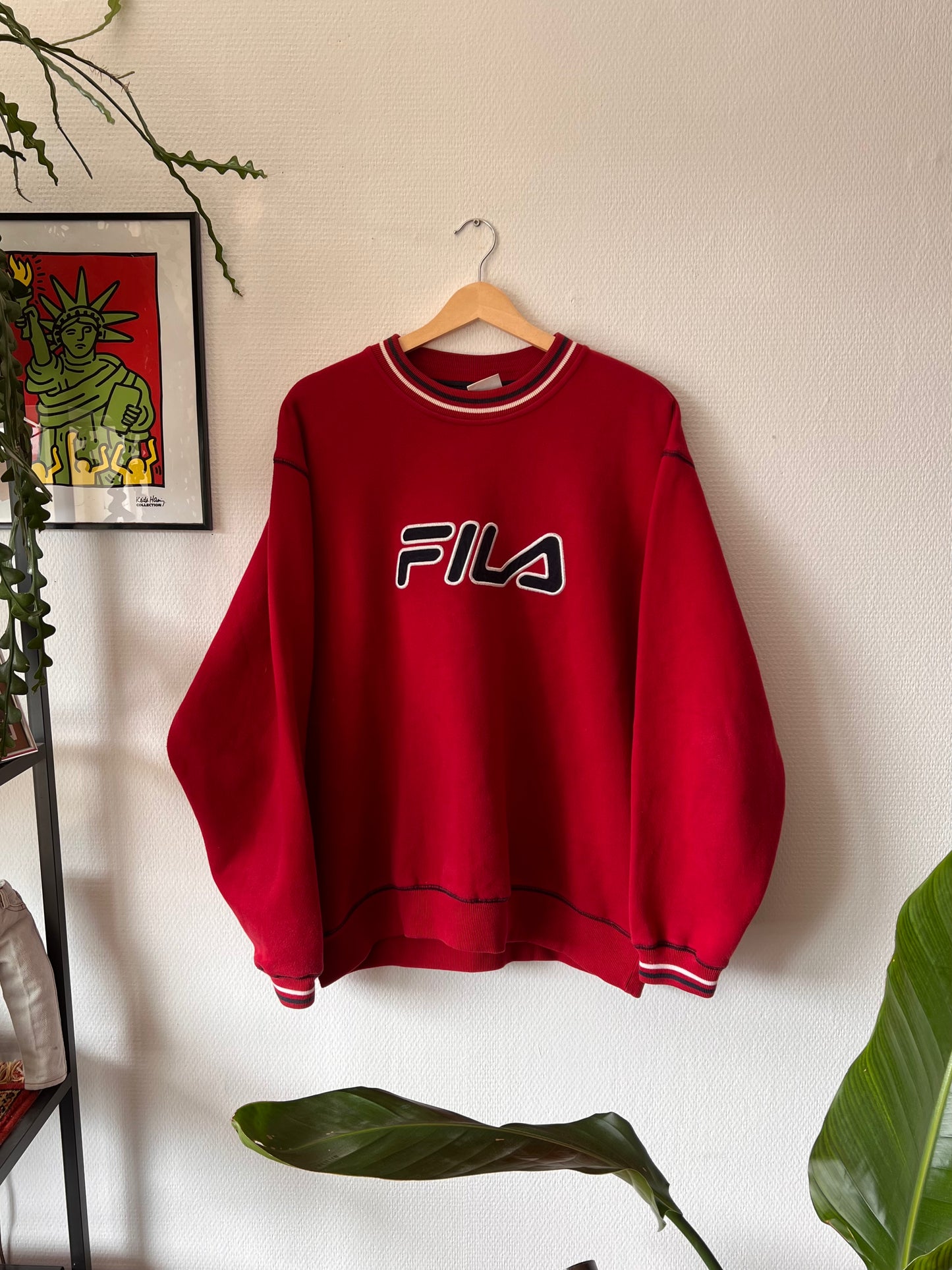 90s Fila Big Logo Sweatshirt Crewneck – Large