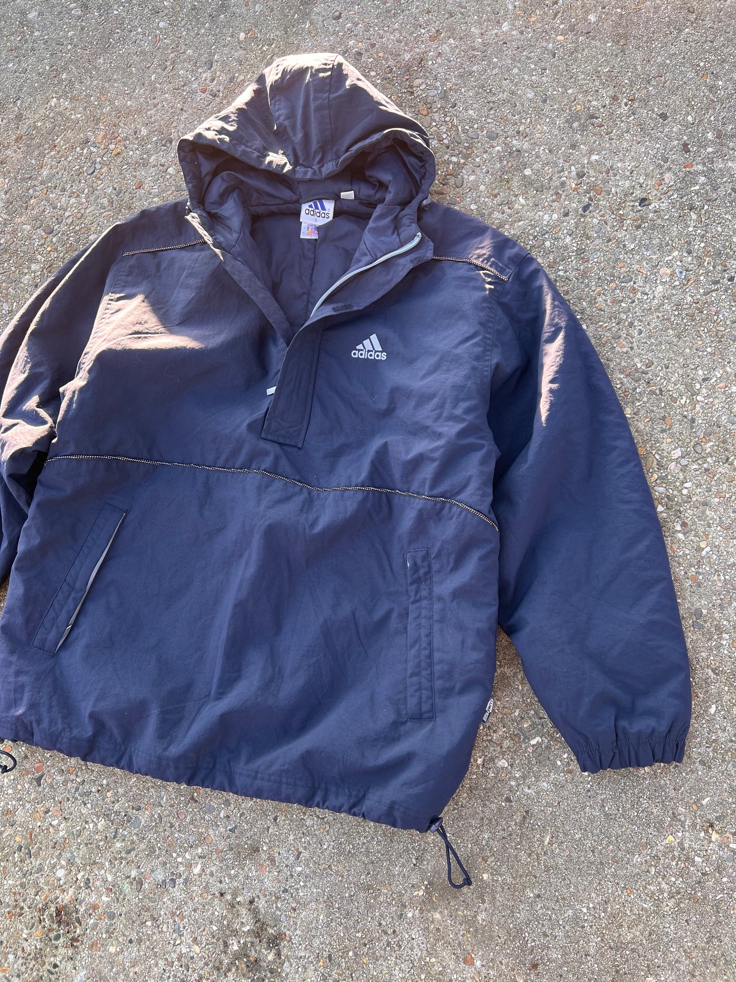 90s Adidas Classic Hooded Winter Jacket – Large