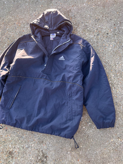 90s Adidas Classic Hooded Winter Jacket – Large