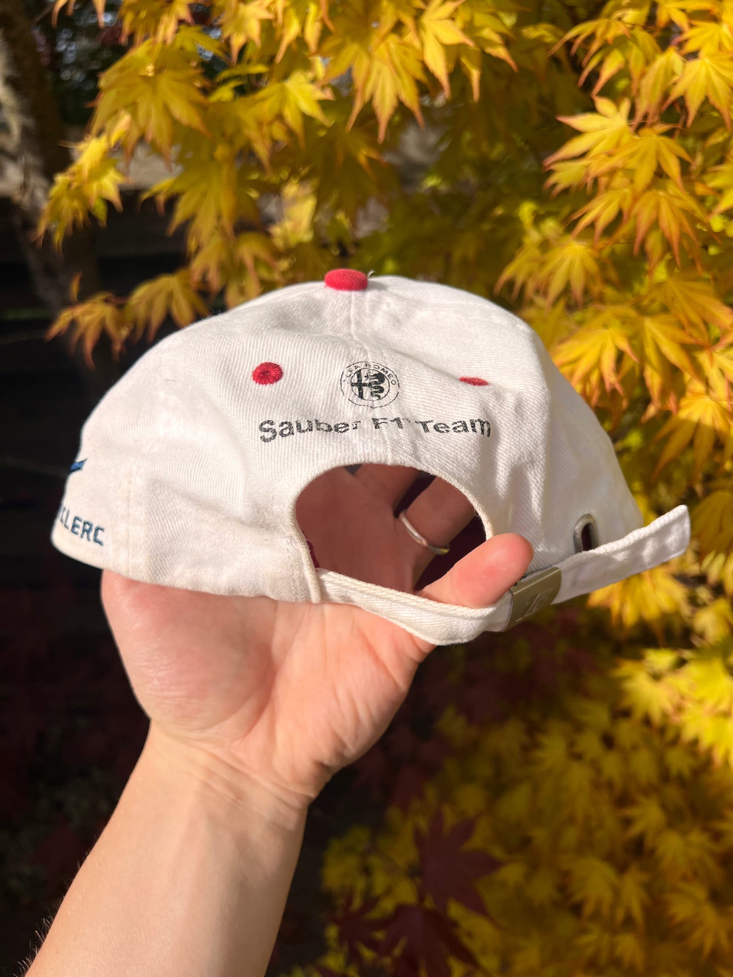 2000s Alfa Romeo Sauber F1 Team Racing Cap Red – One Size