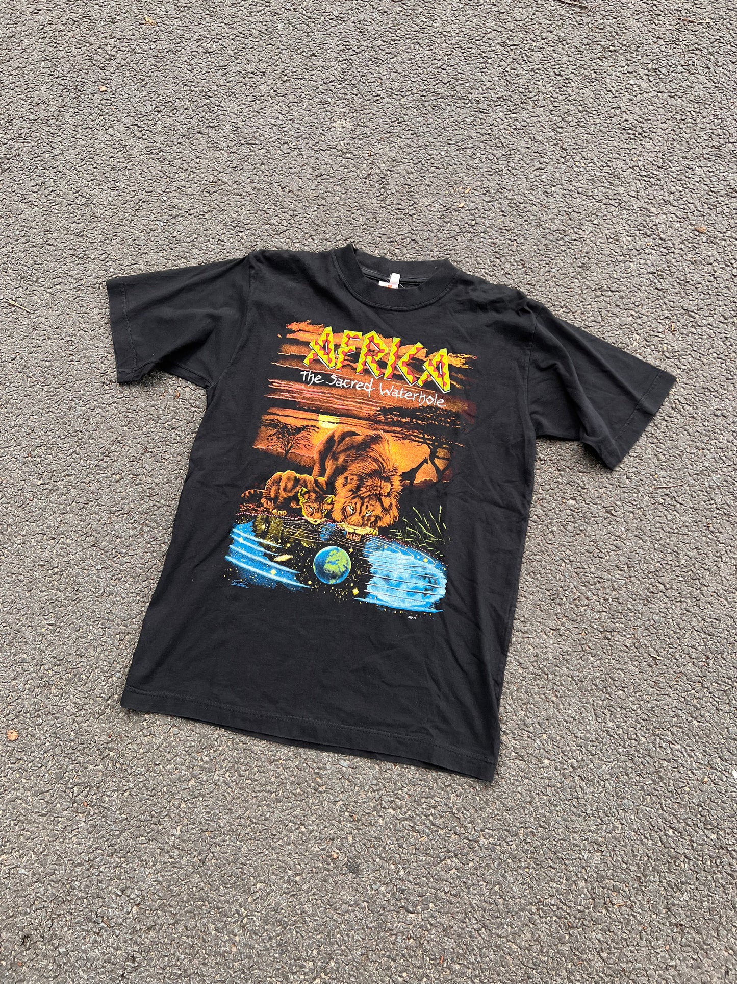 90's Afrika The Sacred Waterhole T-Shirt – Medium