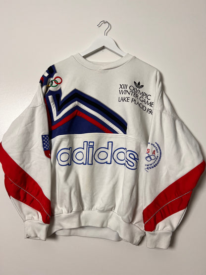 90's Adidas Lake Placid Olympic Games 1980 Sweatshirt – Large
