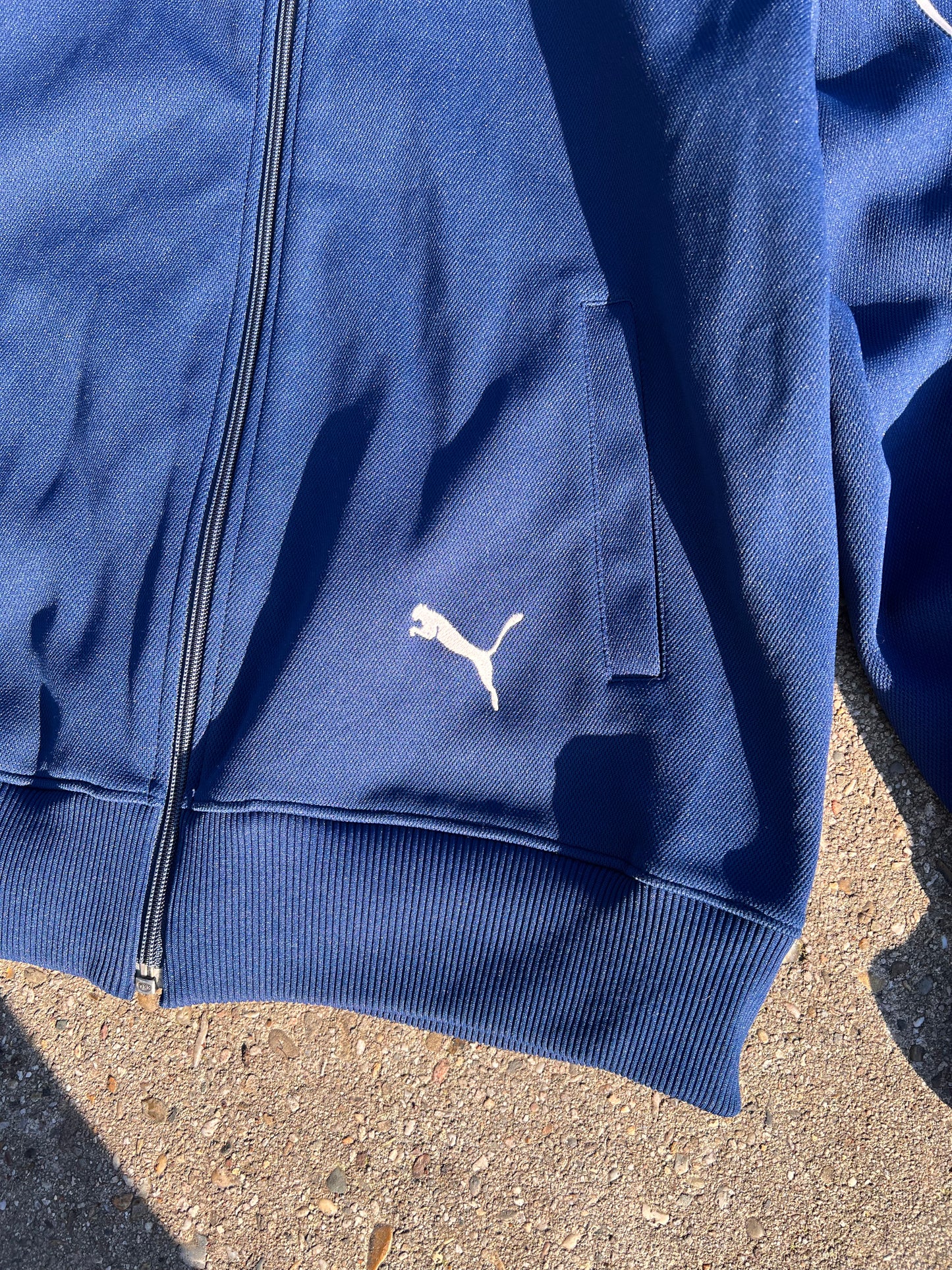 90s Puma Classic Full Zip Striped Track Jacket – Small