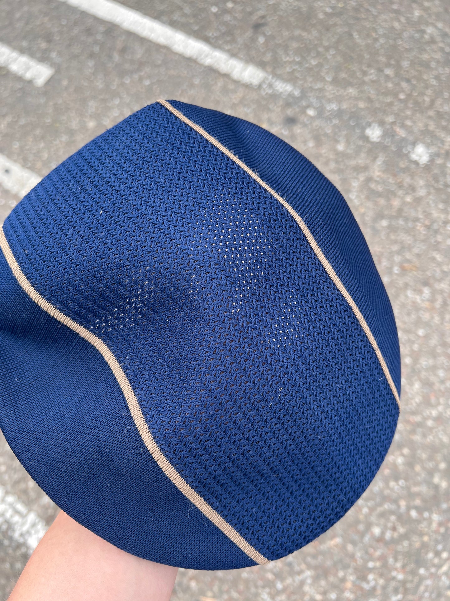 90s Kangol Mesh Hat Navy – Large