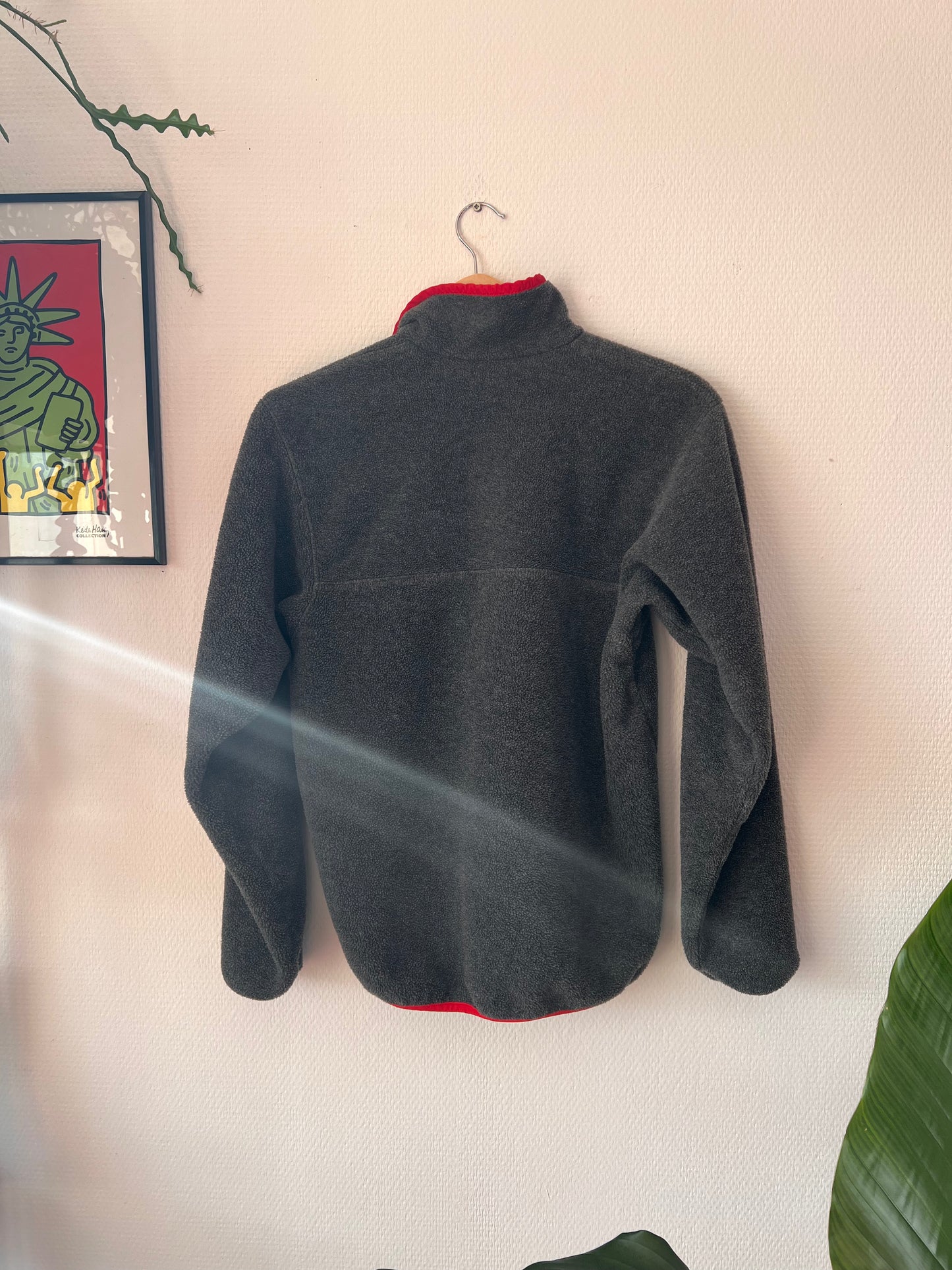 90s Patagonia 1/4 Button Up Made in USA Fleece – Small