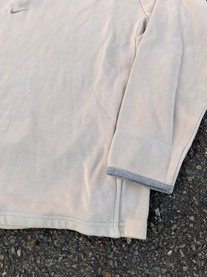 90's Nike Quarter Zip Center Swoosh Sweatshirt – Small