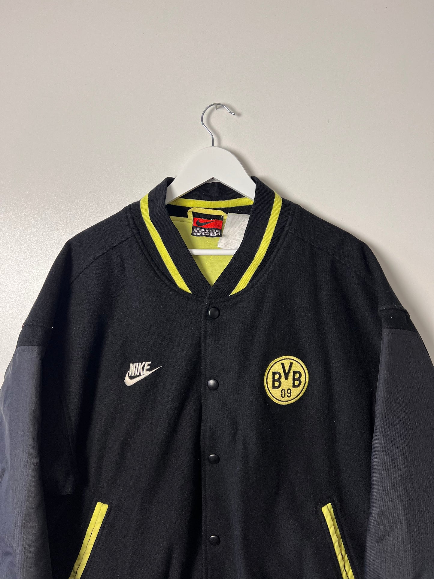 90's Nike Borussia Dortmund Varsity Jacket – Large