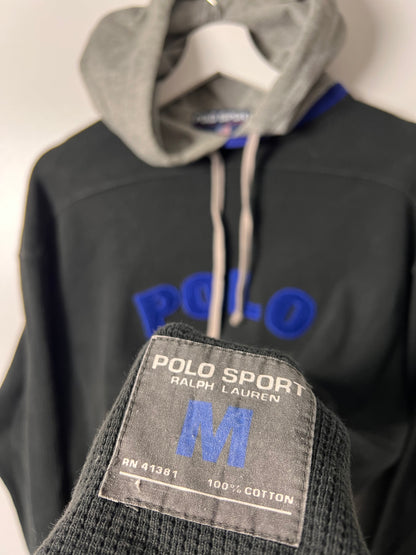 90's Ralph Lauren Polo Spellout Waffle Sweater – Medium