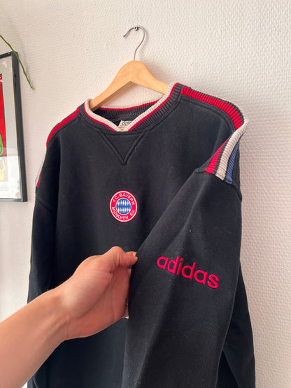 90s Adidas Bayern Munich Center Logo Crewneck Sweatshirt – Large
