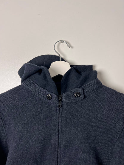 Vintage Stone Island Wool Zipped Hoodie - Large