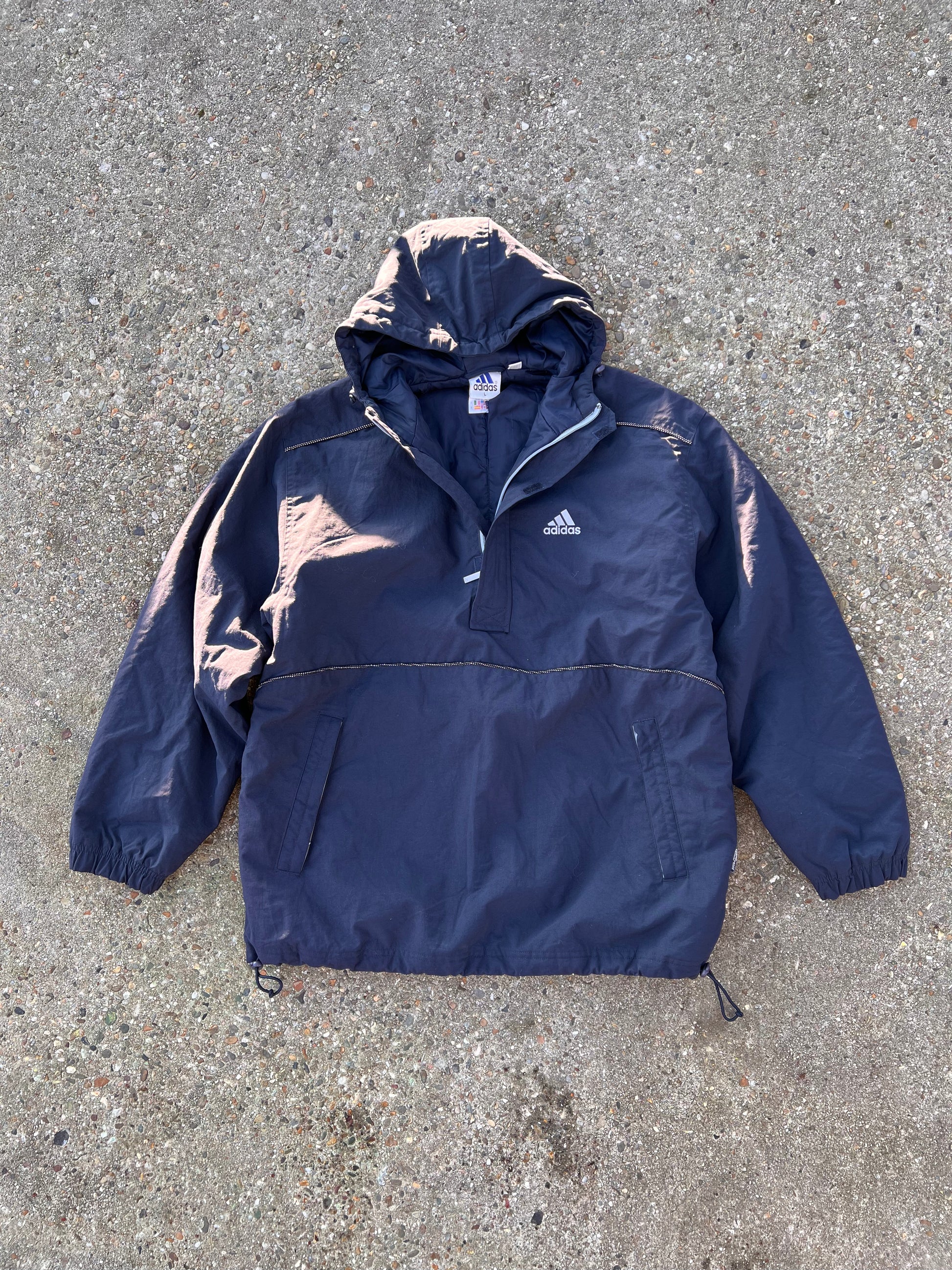 90s Adidas Classic Hooded Winter Jacket – Large