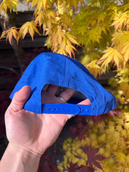 90s Alaska Embroidered Eagle Trucker Cap Blue – One Size