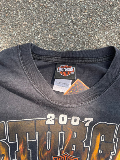 00's Harley Davidson Flames Longsleeve – XLarge