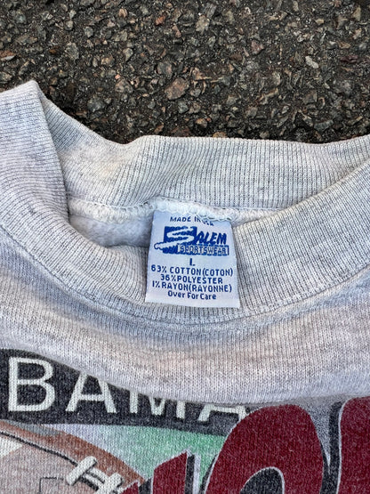 90's Salem Sportswear 1992 Alabama Sweatshirt – Large