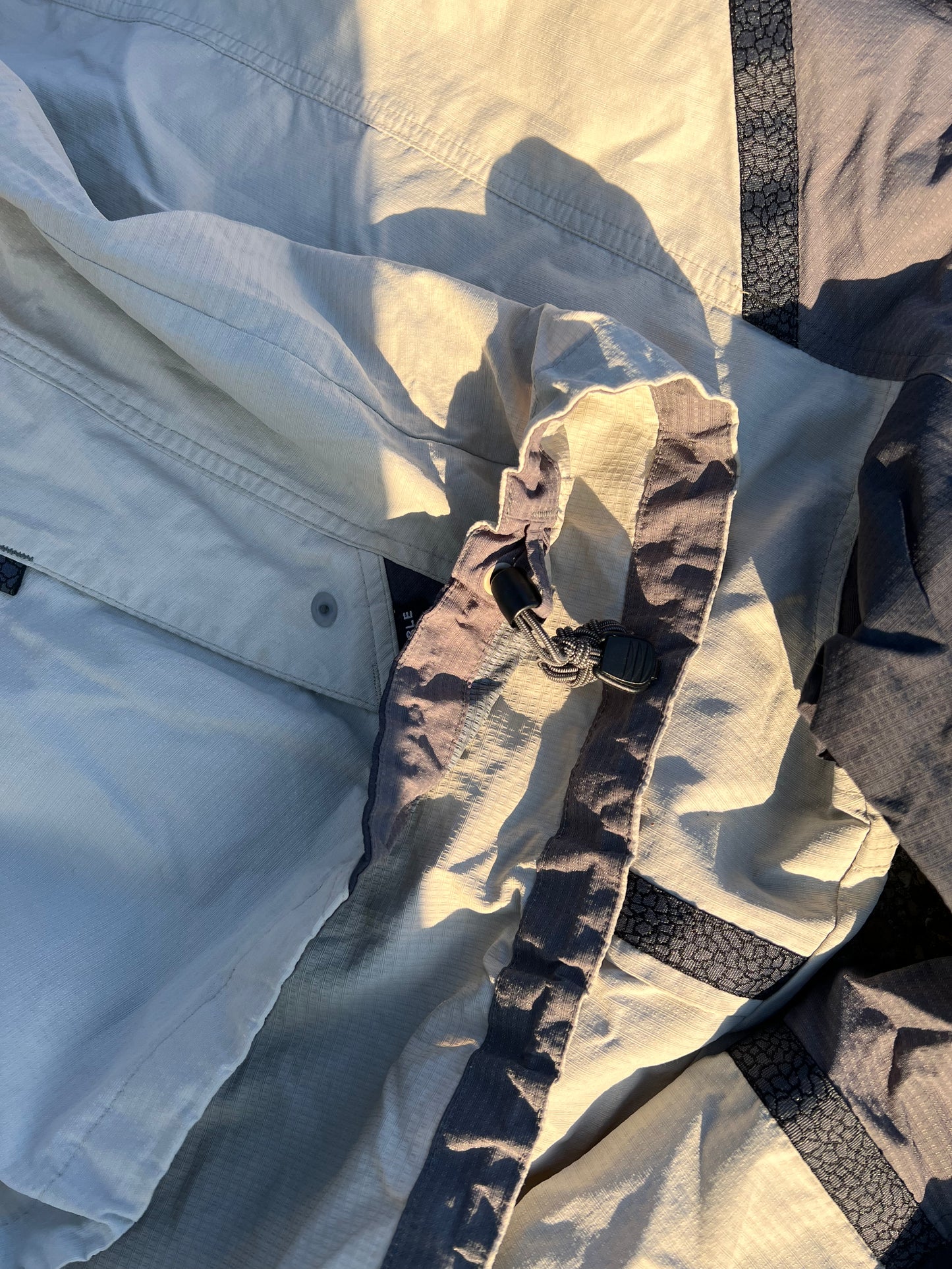 90s Columbia 1/4 Zip Up Hooded Anorak Jacket – Large